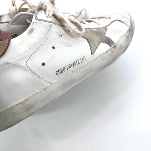Golden Goose Superstar Low Top Leather Sneaker Private Edition Size 9/EU 39 - Picture 8 of 15